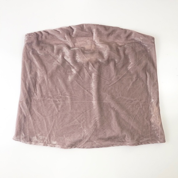 By Anthropologie Tops - NEW By Anthropologie The Tilda Strapless‎ Top Velvet Edition Size M Lavender